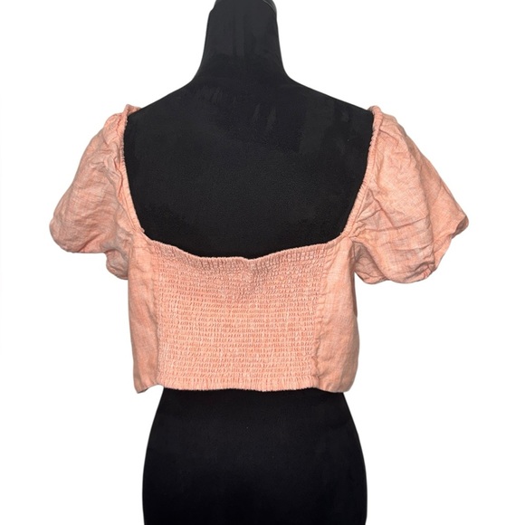 Wilfred Wander Linen Blouse Coral - Picture 2 of 10